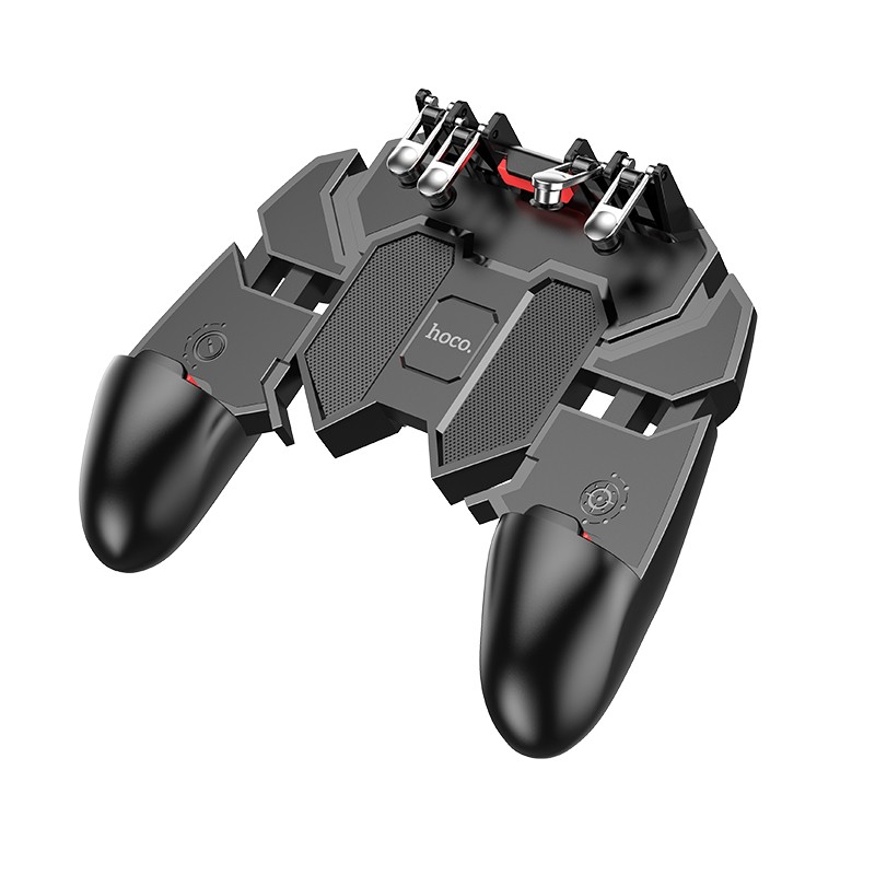 Juodas žaidimų valdymo pultelis Hoco GM7 Eagle Six Finger Game Controller Juodas žaidimų valdymo pultelis Hoco GM7 Eagle Six Finger Game Controller su metaliniais mygtukais ir ergonominėmis rankenomis