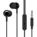 Juodos ausinės Hoco M14 su 3,5mm jungtimi ir mikrofono mygtuku