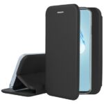 Juodos spalvos atverčiams dėklas Samsung Galaxy G986 S20 Plus Book Elegance su matiniu paviršiumi