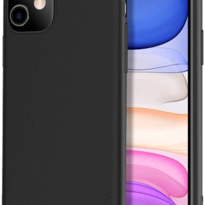 Juodos spalvos dėklas Apple iPhone 11 X-level Guardian su matiniu paviršiumi ir formuojančiomis apsaugos briaunomis