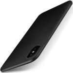 Juodos spalvos dėklas Apple iPhone X XS X-level Guardian su apsauga kameros angos srityje