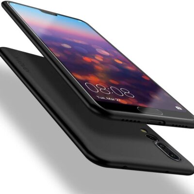 Juodos spalvos dėklas Huawei P20 Pro P20 Plus X-level Guardian skirtas telefonui apsaugoti