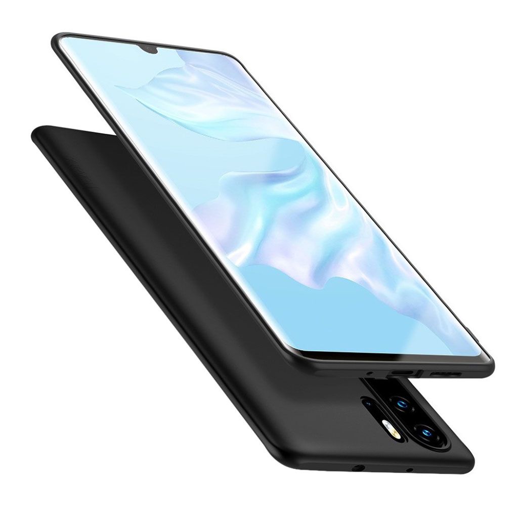 Juodos spalvos dėklas Huawei P30 Pro X-level Guardian Juodos spalvos dėklas Huawei P30 Pro X-level Guardian, atvaizduotas surištas su telefonu