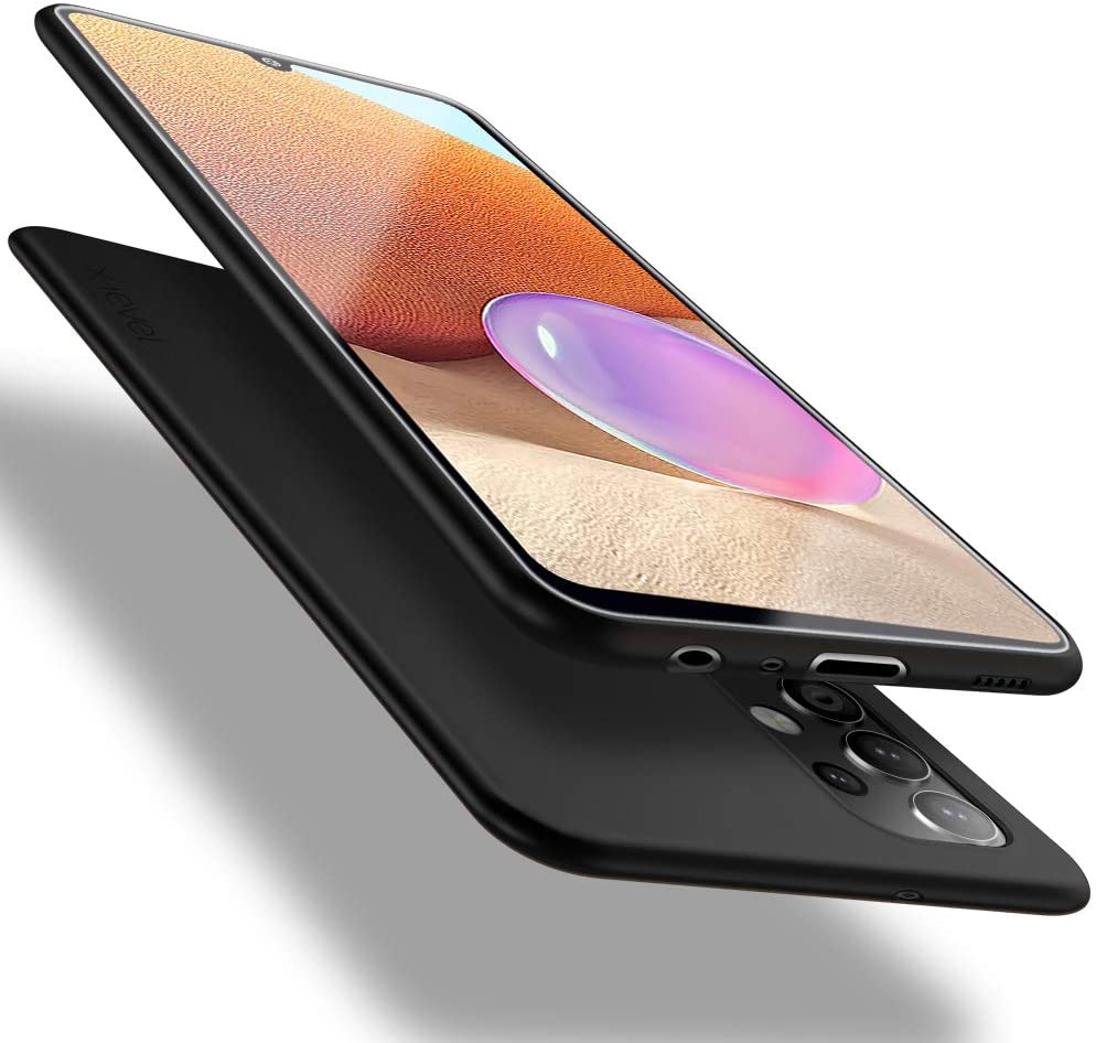 Juodos spalvos dėklas Samsung Galaxy A325 A32 4G X-level Guardian Juodos spalvos dėklas Samsung Galaxy A325 A32 4G X-level Guardian aplink telefoną