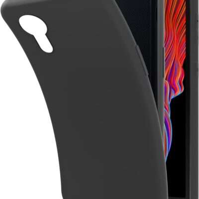 Juodos spalvos dėklas Samsung Galaxy G525 Xcover 5 su tiksliais išpjovomis