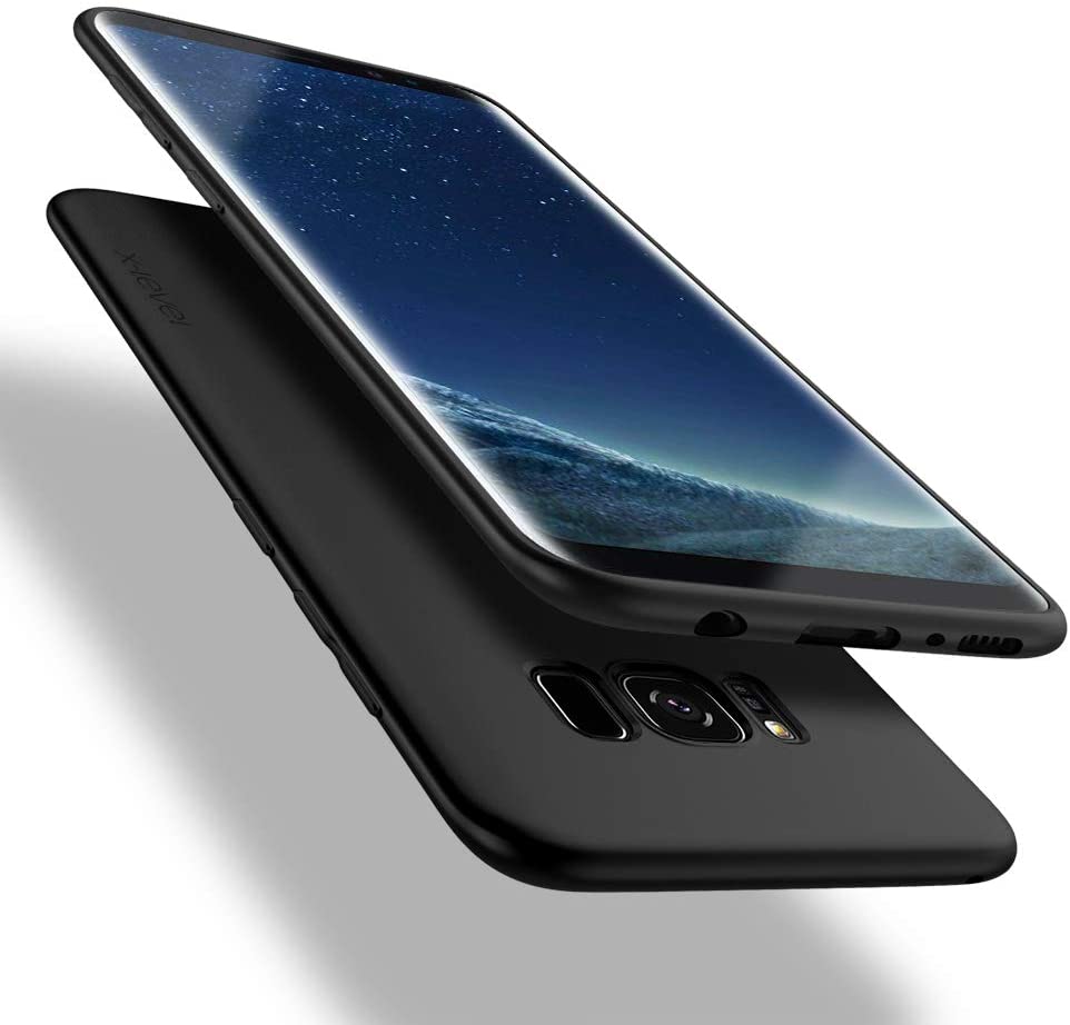 Juodos spalvos dėklas Samsung Galaxy G950 S8 X-level Guardian Juodos spalvos dėklas Samsung Galaxy G950 S8 X-level Guardian nuo galinės ir priekinės pusės