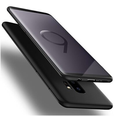 Juodos spalvos dėklas Samsung Galaxy G965 S9 Plus X-level Guardian telefone
