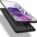 Juodos spalvos dėklas Samsung Galaxy G986 S20 Plus X-level Guardian su išmaniuoju telefonu