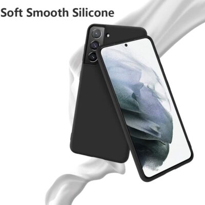 Juodos spalvos dėklas Samsung Galaxy S21 S30 X-level Dynamic, pagamintas iš minkšto silikono