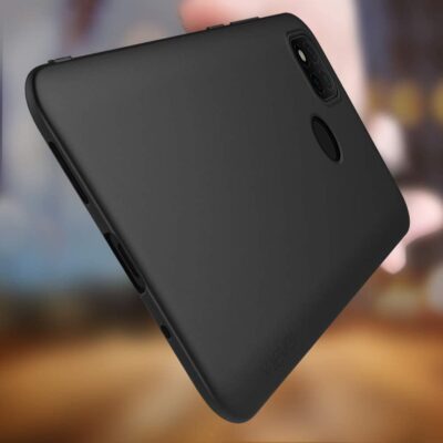 Juodos spalvos dėklas Xiaomi Redmi 9C NFC X-level Guardian su matiniu paviršiumi ir tiksliomis išpjovomis kamerai bei pirštų atspaudų skaitytuvui