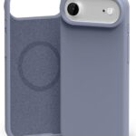 Levandos pilkas deklas Apple Iphone Air Mercury Pure Magsafe Silicon ispanau pavirsiu
