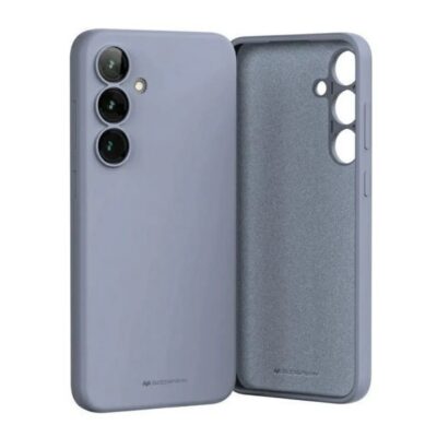 Levandos pilkas dėklas Samsung A175 A17 4G Mercury Silicone su trimis kamerų išpjovomis