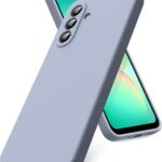 Levandos pilkas dėklas Samsung A266 A26 5G Mercury Silicone, matinis ir lygus paviršius