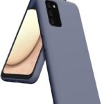 Levandos pilkas dėklas Samsung Galaxy A025 A02s Mercury Silicone su kamera apsauga ir minkšta silikonine danga