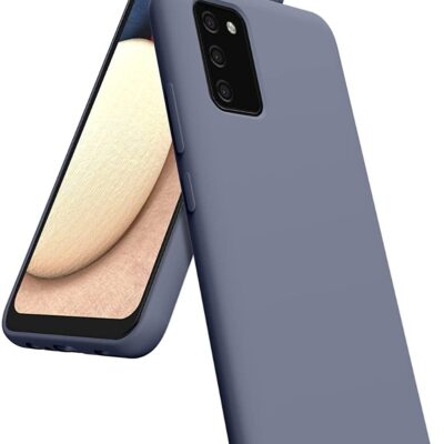Levandos pilkas dėklas Samsung Galaxy A025 A02s Mercury Silicone su kamera apsauga ir minkšta silikonine danga