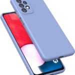 levandos pilkas deklas samsung galaxy a135 a13 4g mercury silicone su kameru moduliu ir ekranu