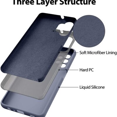 Levandos pilkas deklas Samsung Galaxy A325 A32 4G Mercury Silicone su triju sluoksniu konstrukcija