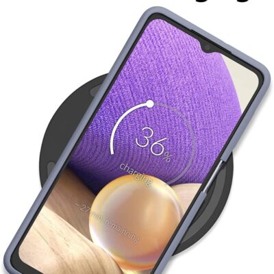 Levandos pilkas dėklas Samsung Galaxy A336 A33 5G Mercury Silicone ant bevielio įkroviklio