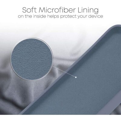 Levandos pilkas dėklas Samsung Galaxy S22 Mercury Silicone su minkštu mikropluošto pamušalu viduje