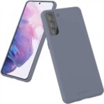Levandos pilkas dėklas Samsung Galaxy S22 Plus Mercury Silicone su matiniu paviršiumi ir tiksliu kamerų išpjovimu