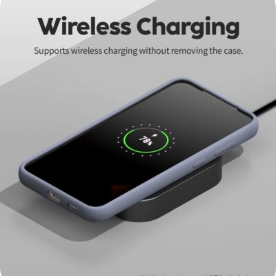 Levandos pilkas dėklas Samsung Galaxy S916 S23 Plus 5G Mercury Silicone su palaikymu belaidžiui įkrovimui