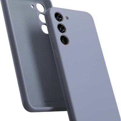Levandos pilkas dėklas Samsung Galaxy S916 S23 Plus 5G Mercury Silicone telefonu apsaugai