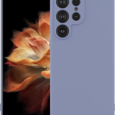 Levandos pilkas dėklas Samsung Galaxy S918 S23 Ultra 5G Mercury Silicone su matiniu paviršiumi ir atidengtomis kameromis