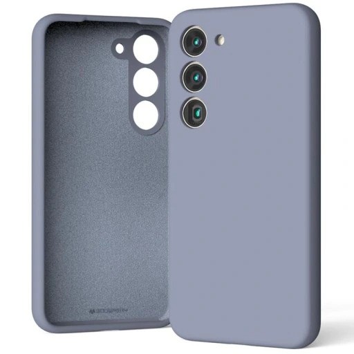 Levandos pilkas dėklas Samsung S721 S24 FE Mercury Silicone Levandos pilkas dėklas Samsung S721 S24 FE Merkurio silikono medžiagos