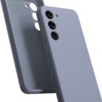 Levandos pilkas dėklas Samsung S921 S24 Mercury Silicone su trim kamerų skylėmis ir matiniu paviršiumi