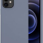 Levandos pilkos spalvos silikono deklas Apple iPhone 12 arba 12 Pro