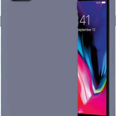 Levandos pilkos spalvos dėklas Apple iPhone 7 8 SE 2020 Mercury Silicone su matiniu paviršiumi