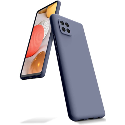 Levandos spalvos dėklas Samsung Galaxy A226 A22 5G Mercury Silicone su minkštu paviršiumi ir kameros apsauga