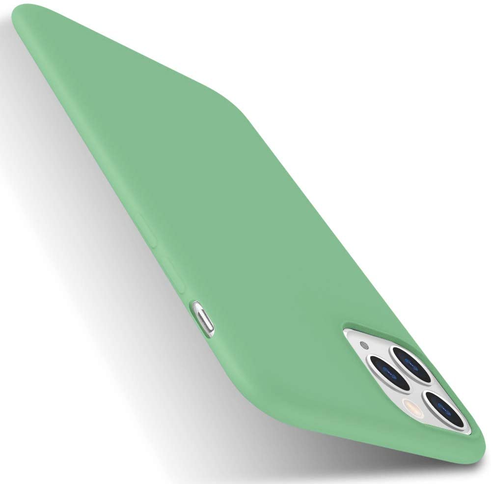 Matcha žalios spalvos dėklas iPhone 11Pro Max Matcha žalios spalvos dėklas Apple iPhone 11Pro Max su matiniu paviršiumi ir trimis objektyvais