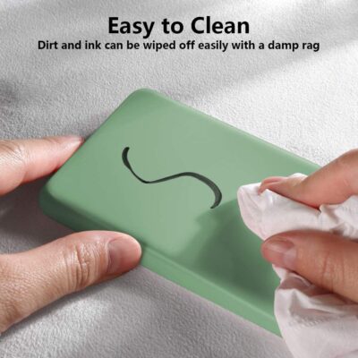 Matcha žalios spalvos dėklas Apple iPhone 12 / 12 Pro X-level Dynamic valomas švariu skudurėliu