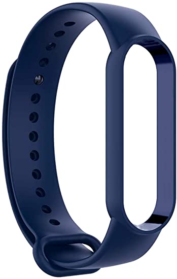 Mėlyna apyrankė Xiaomi Mi Band 5 / 6 / 7 Mėlyna apyrankė Xiaomi Mi Band 5 6 7, dėklas be ekrano, matinis paviršius