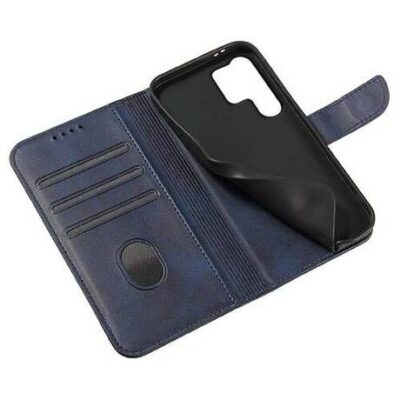 Mėlynas atverčiamas dėklas Samsung S938 S25 Ultra Wallet su kortelių lizdais