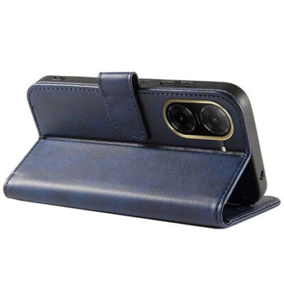 Mėlynas atverčiamas dėklas Xiaomi Redmi A5 Poco C71 su atrama ir magnetiniu užsegimu