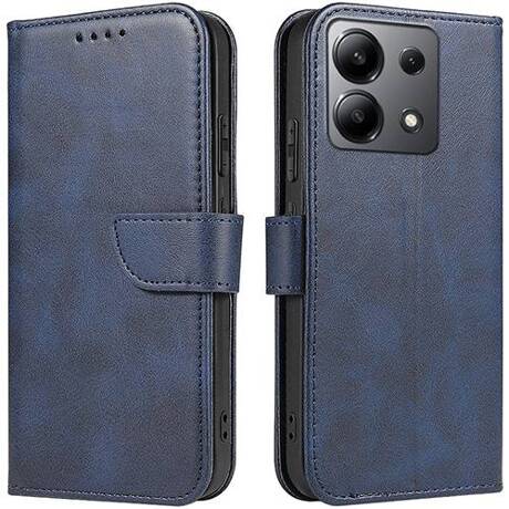 Mėlynas atverčiamas dėklas Xiaomi Redmi Note 13 5G Wallet Mėlynas atverčiamas dėklas Xiaomi Redmi Note 13 5G Wallet su kameros iškirptėmis
