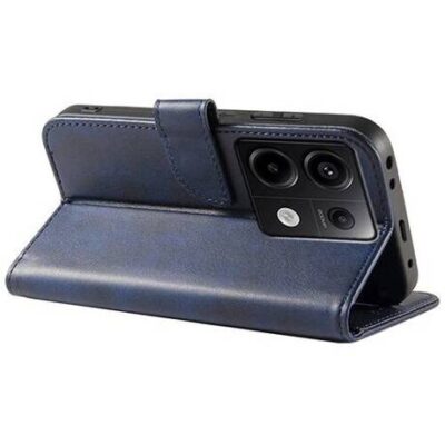 Mėlynas atverčiamas dėklas Xiaomi Redmi Note 13 Pro 5G su kameros apsauga