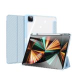 Mėlynas dėklas Apple iPad Air 12.9 2024 Dux Ducis Toby su permatoma nugarėle ir apsauga ekranui
