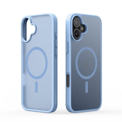 Mėlynas dėklas Apple iphone 16 Plus Dux Ducis Yind su apsauga fotoaparatui ir kietu korpusu