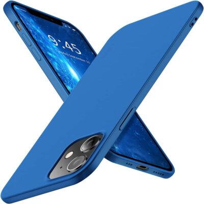 Mėlynas dėklas Apple iPhone 16 Plus X-level Guardian, matomas iš dviejų kampų