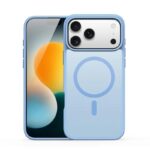 Mėlynas dėklas Apple iphone 17 Pro Max Dux Ducis Yind su magnetiniu žiedu atlošui ir plona apsauga