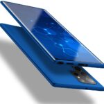 Mėlynas dėklas Samsung Galaxy S22 Ultra X-level Guardian, apsaugantis telefoną ir atitinkantis jo formą