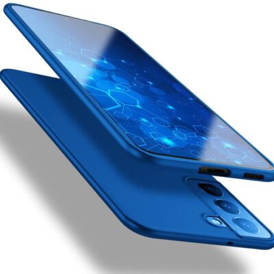 Mėlynas dėklas Samsung Galaxy S22 X-level Guardian ekranui ir kamerai apsaugoti