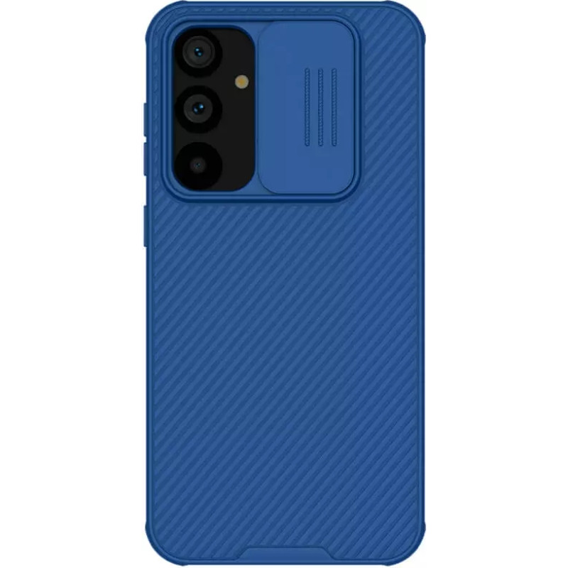 Mėlynas dėklas Samsung Galaxy S711 S23 FE Nillkin Camshield Pro Hard Mėlynas dėklas Samsung Galaxy S711 S23 FE Nillkin Camshield Pro Hard su kameros apsauga