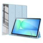 Mėlynas dėklas Samsung X620 X626 Tab S10 FE Plus Dux Ducis Toby su tekstūruota išorine dalimi