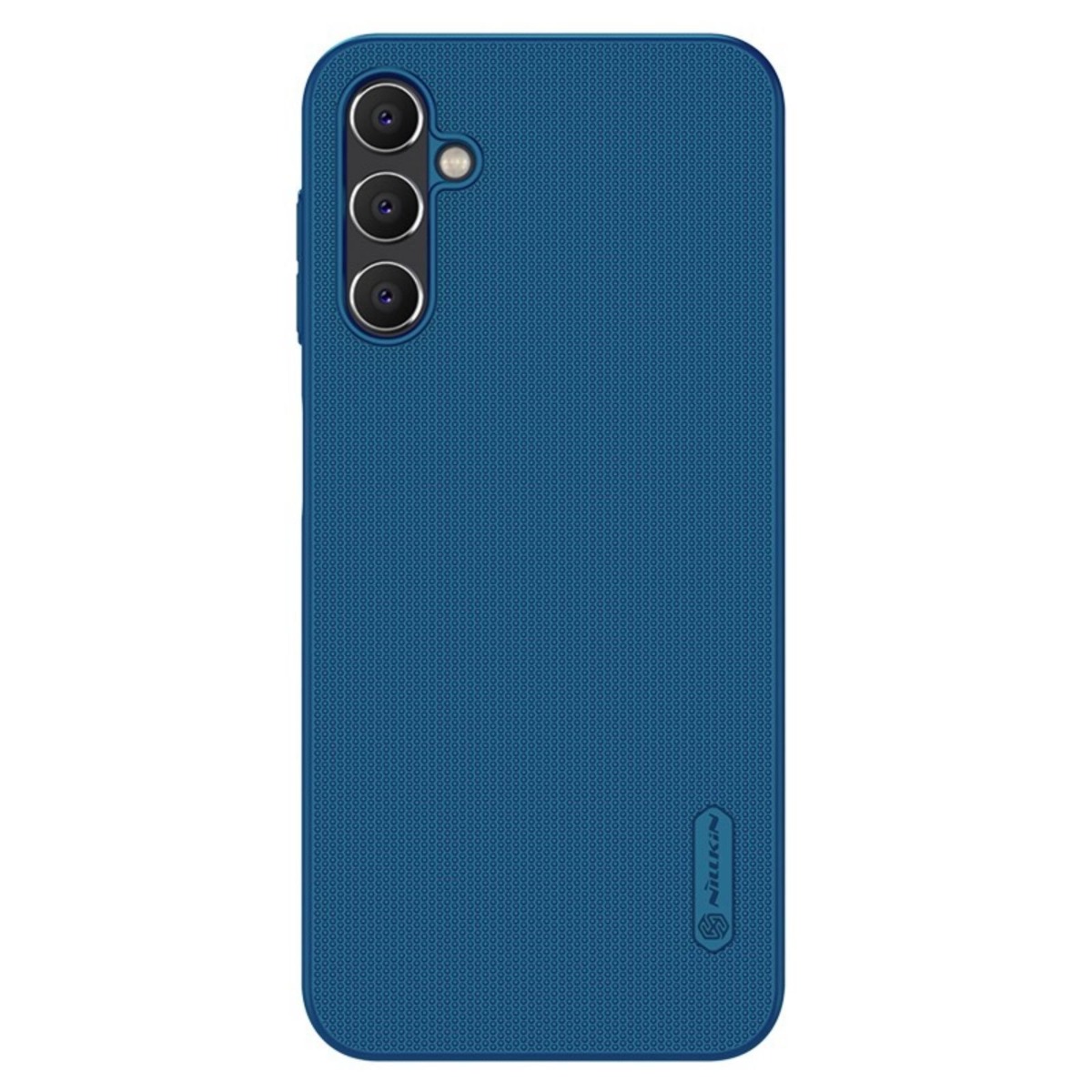 Mėlynas plastikinis dėklas Samsung A145 A14 4G Nillkin Super Frosted Shield Mėlynas plastikinis dėklas Samsung A145 A14 4G Nillkin Super Frosted Shield su tamsiai mėlyna faktūra