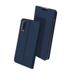Tamsiai melynos spalvos atverciamas deklas Samsung Galaxy A505 A50 A507 A50s A307 A30s Dux Ducis Skin Pro