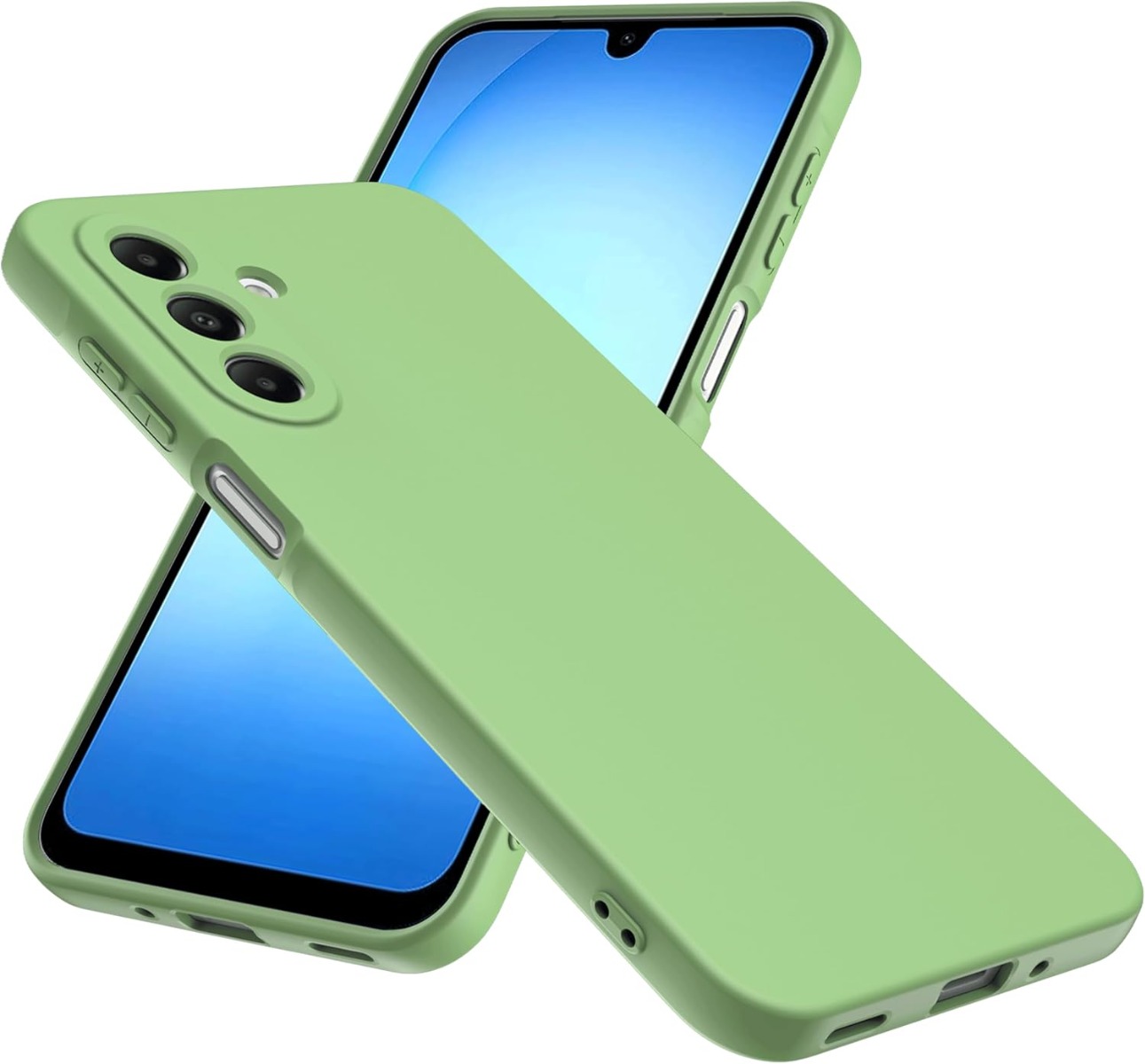 Metos spalvos deklas Samsung A175 A17 4G A176 A17 5G Liquid Silicone Metos spalvos dangtelis Samsung A175 A17 4G A176 A17 5G Liquid Silicone 1.5mm storio